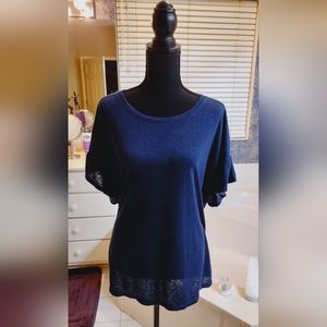 Flutter Sleeve Top by Time and Tru